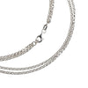  Chain Leather Neoprene, Sterling Silver Chain - Roll Flt Dbl 03 - 42, Custom Made Jewellery- Caitlin's Crafty Creations
