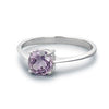  Ring, Custom Made Sterling Silver Natural Amethyst Ring N1/2, Custom Made Jewellery- Caitlin's Crafty Creations