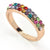 Custom Made Ring featuring Swarovski Crystal Studded Band
