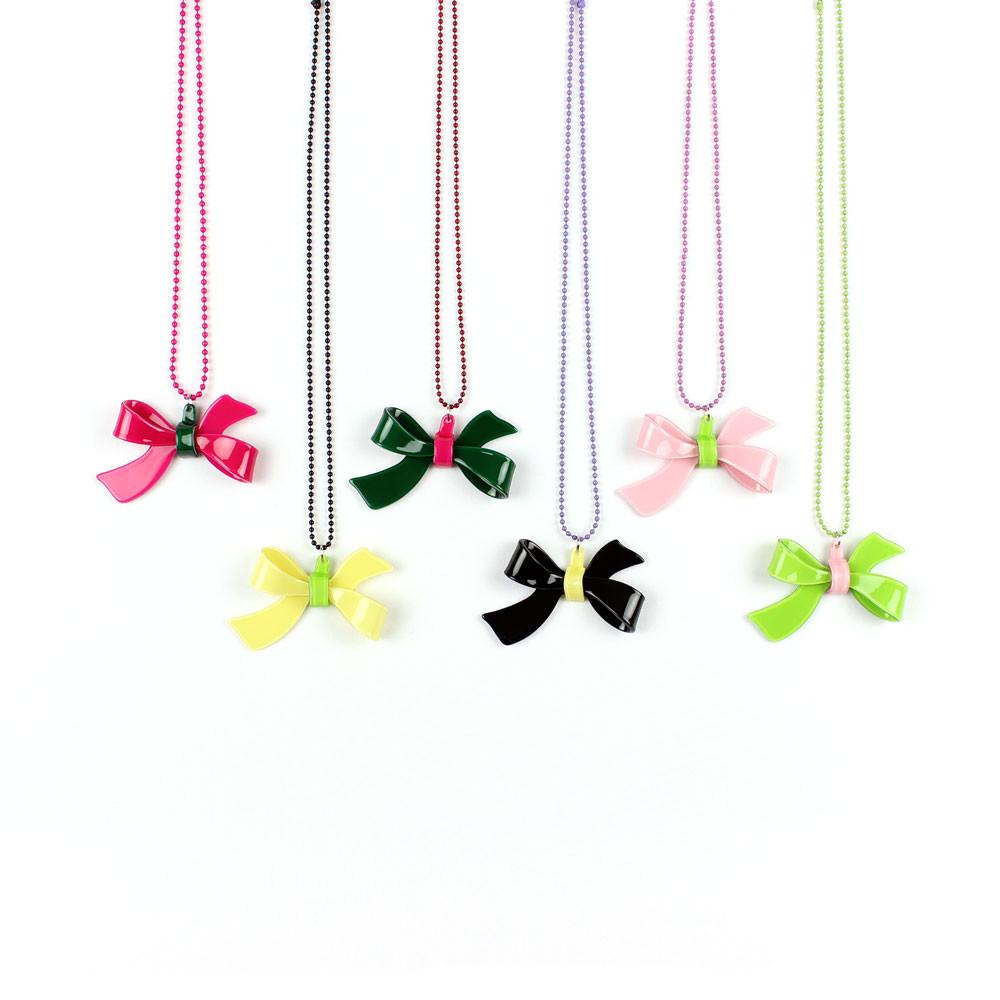 Apple Pie Jewellery Bow Necklace