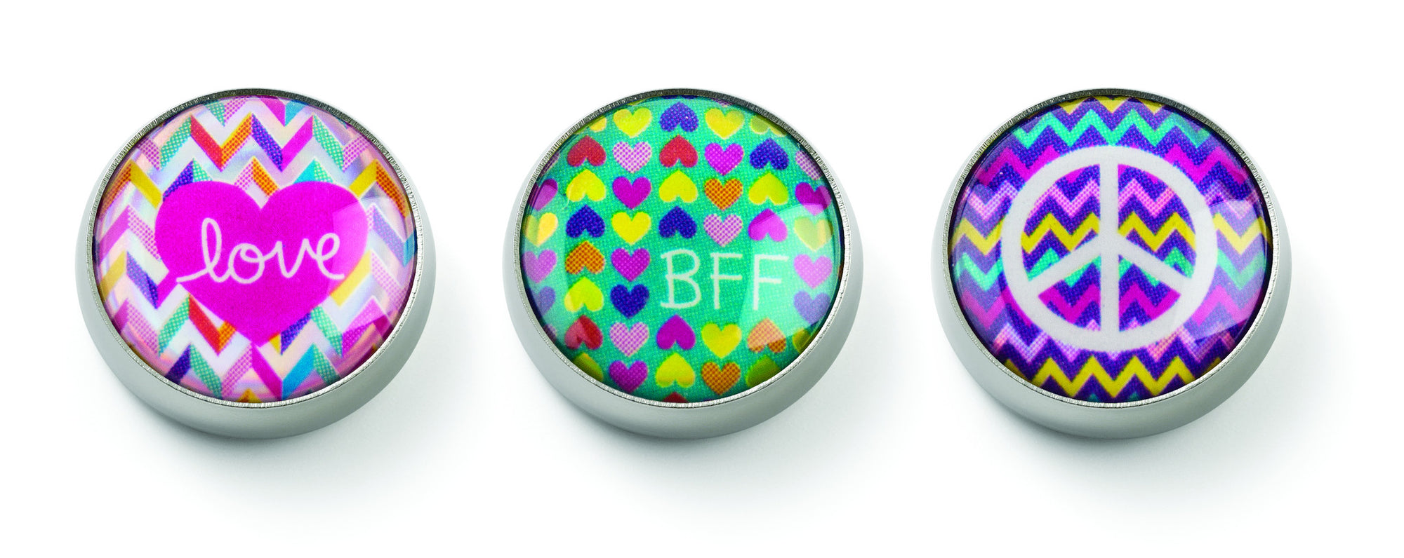 MOGO Tin of 3 Charms, MOGO Charm Collection - Best Friends Forever (Tin of 3 Charms), MOGO Charms- Caitlin's Crafty Creations