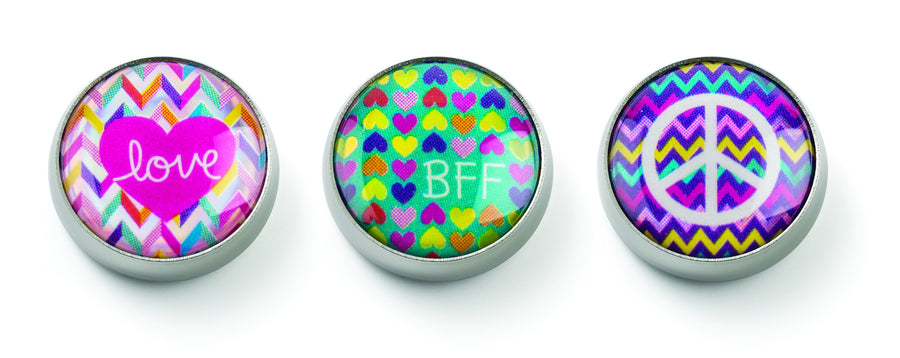  MOGO Tin of 3 Charms, MOGO Charm Collection - Best Friends Forever (Tin of 3 Charms), MOGO Charms- Caitlin's Crafty Creations