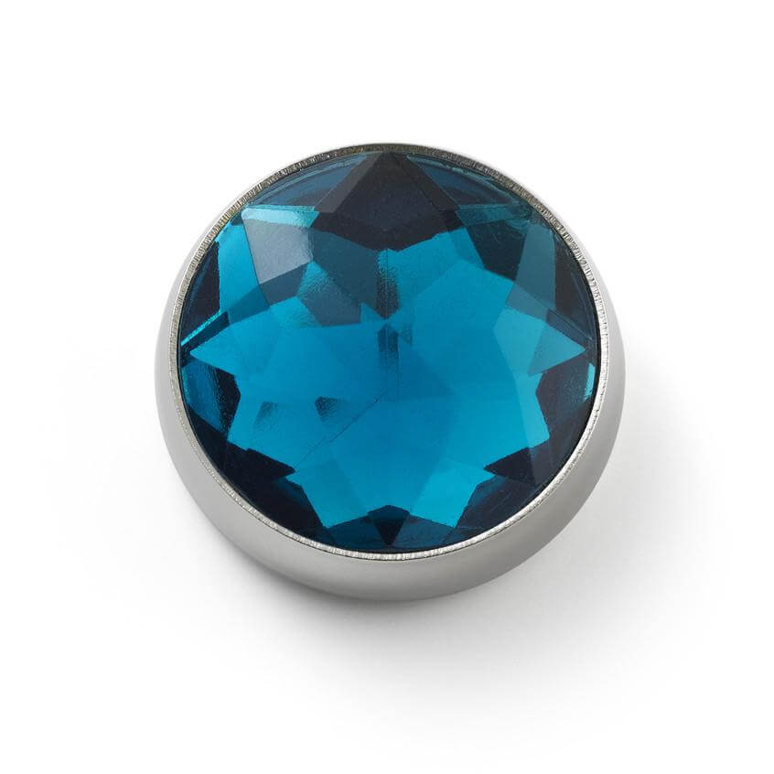  MOGO Charm, MOGO Birthstone December - Blue Topaz Charm, MOGO Charms- Caitlin's Crafty Creations