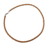 Chain Leather Neoprene, Leather Brown, Custom Made Jewellery- Caitlin's Crafty Creations