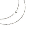 Chain Leather Neoprene, Sterling Silver Chain - Cable Ring - 48, Custom Made Jewellery- Caitlin's Crafty Creations