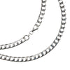 Chain Leather Neoprene, Sterling Silver Chain - Single Curb 10 cut - 60, Custom Made Jewellery- Caitlin's Crafty Creations