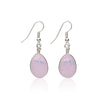  Earrings, Custom made Pale Pink Dichroic Glass Earrings, Custom Made Jewellery- Caitlin's Crafty Creations