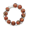 Bracelet, Custom made Autumn Leaves Dichroic Glass Bracelet, Custom Made Jewellery- Caitlin's Crafty Creations