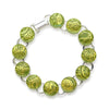  Bracelet, Custom made Key Lime Green Dichroic Glass Bracelet, Custom Made Jewellery- Caitlin's Crafty Creations