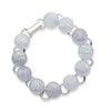  Bracelet, Custom made Lavender Dichroic Glass Bracelet, Custom Made Jewellery- Caitlin's Crafty Creations
