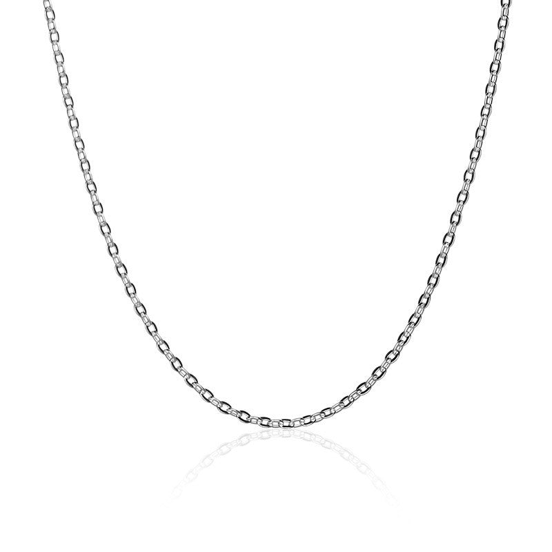  Chain Leather Neoprene, Sterling Silver Gossamer Chain - 1.2 mm Rolo Chain, Custom Made Jewellery- Caitlin's Crafty Creations