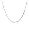 Chain Leather Neoprene, Sterling Silver Gossamer Chain - 1.2 mm Figaro Chain, Custom Made Jewellery- Caitlin's Crafty Creations