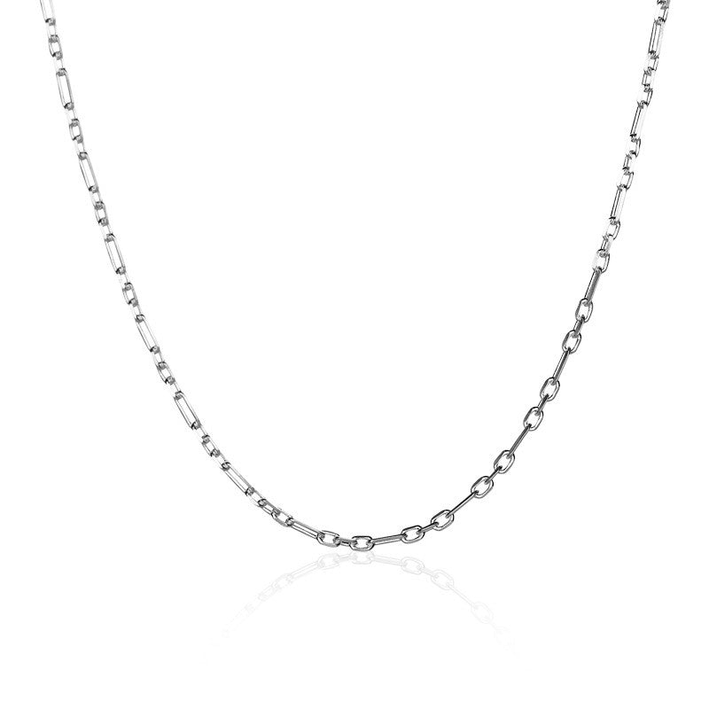  Chain Leather Neoprene, Sterling Silver Gossamer Chain - 1.2 mm Figaro Chain, Custom Made Jewellery- Caitlin's Crafty Creations