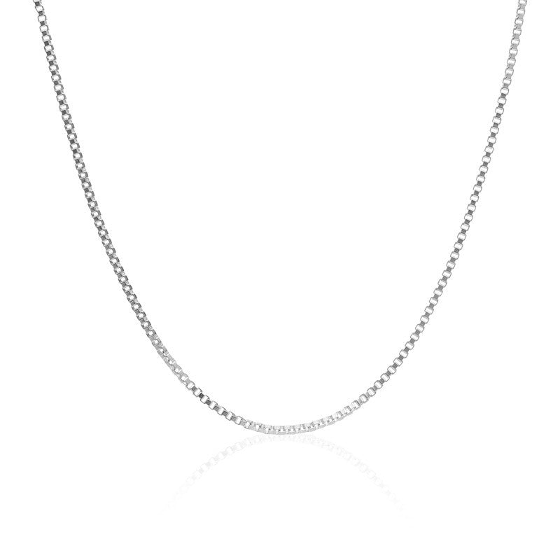  Chain Leather Neoprene, Sterling Silver Gossamer Chain - 1 mm Curb Chain, Custom Made Jewellery- Caitlin's Crafty Creations