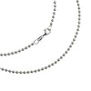 Chain Leather Neoprene, Sterling Silver Chain - Round 250 - 55, Custom Made Jewellery- Caitlin's Crafty Creations