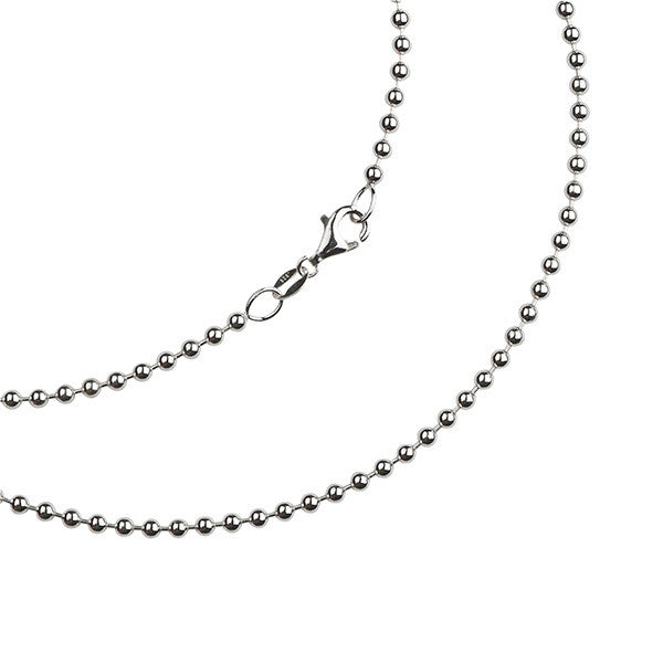  Chain Leather Neoprene, Sterling Silver Chain - Round 250 - 55, Custom Made Jewellery- Caitlin's Crafty Creations