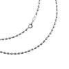  Chain Leather Neoprene, Sterling Silver Chain - Elongated 200 - 45, Custom Made Jewellery- Caitlin's Crafty Creations