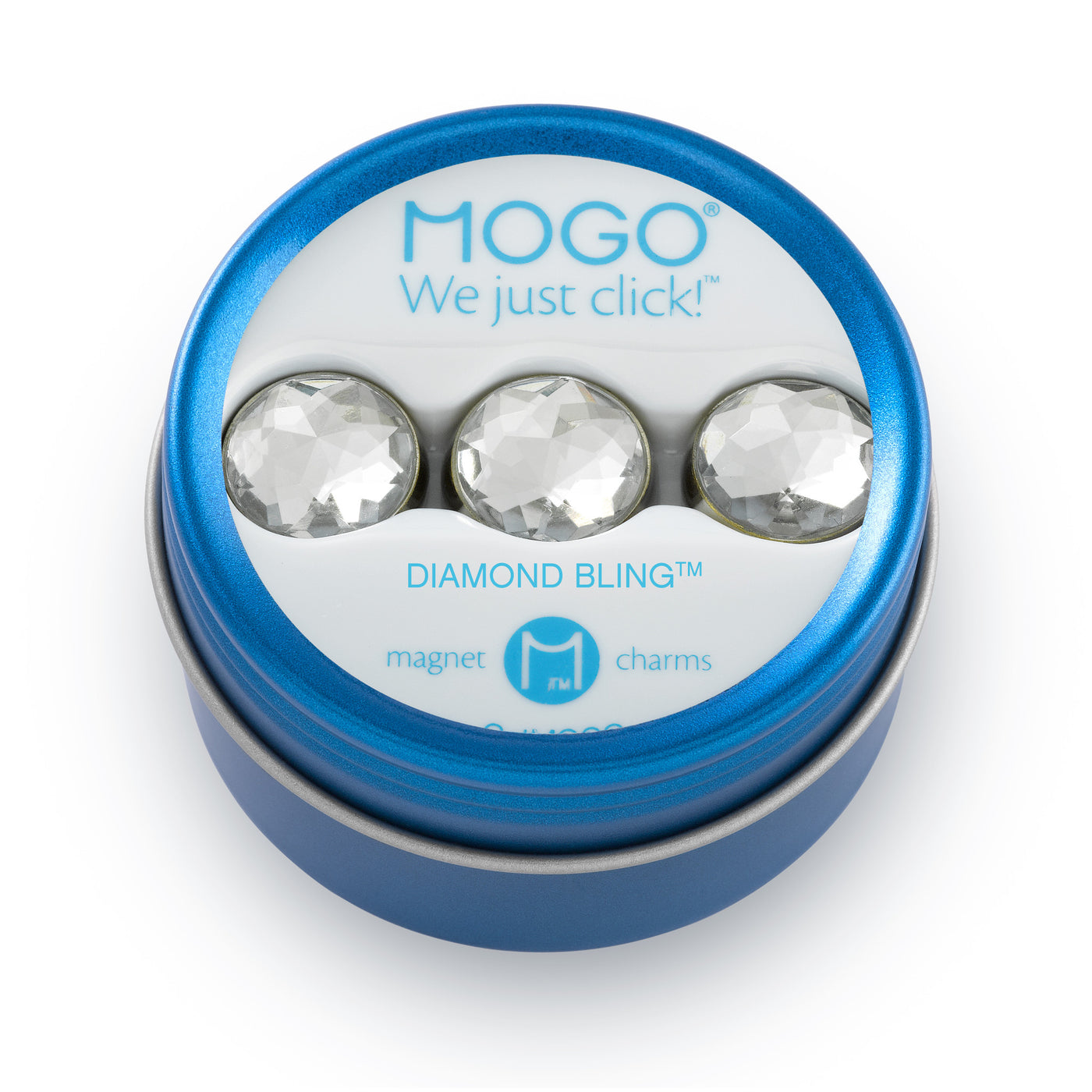 MOGO Charm Collection - Diamond Bling (Tin of 3 Charms)