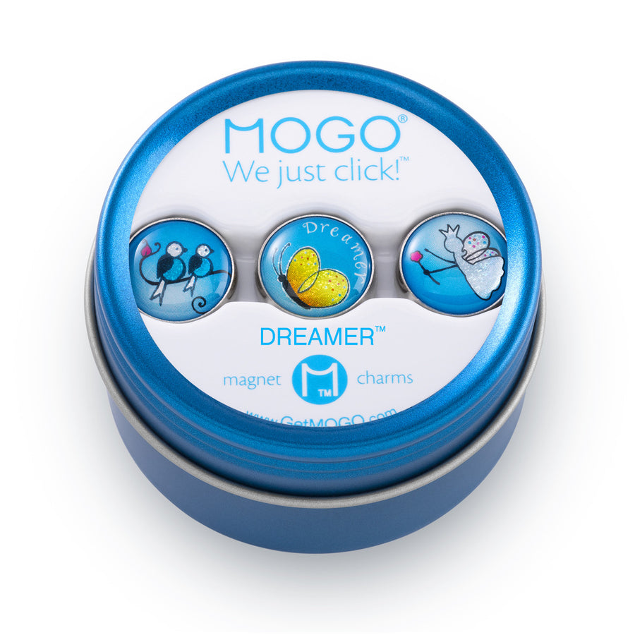  MOGO Tin of 3 Charms, MOGO Charm Collection - Dreamer (Tin of 3 Charms), MOGO Charms- Caitlin's Crafty Creations