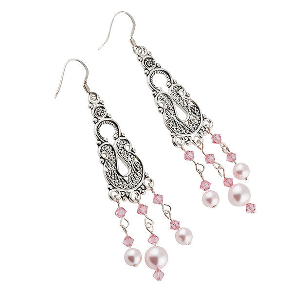 Earrings, Custom Made Pearl Earrings, Custom Made Jewellery- Caitlin's Crafty Creations