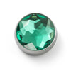 MOGO Charm, MOGO Birthstone May - Emerald Charm, MOGO Charms- Caitlin's Crafty Creations