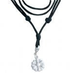 Message In a Bottle Flower Pendant