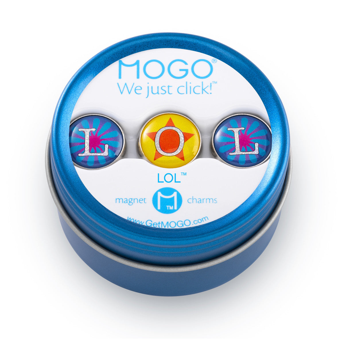 MOGO Tin of 3 Charms, MOGO Charm Collection - LOL (Tin of 3 Charms), MOGO Charms- Caitlin's Crafty Creations