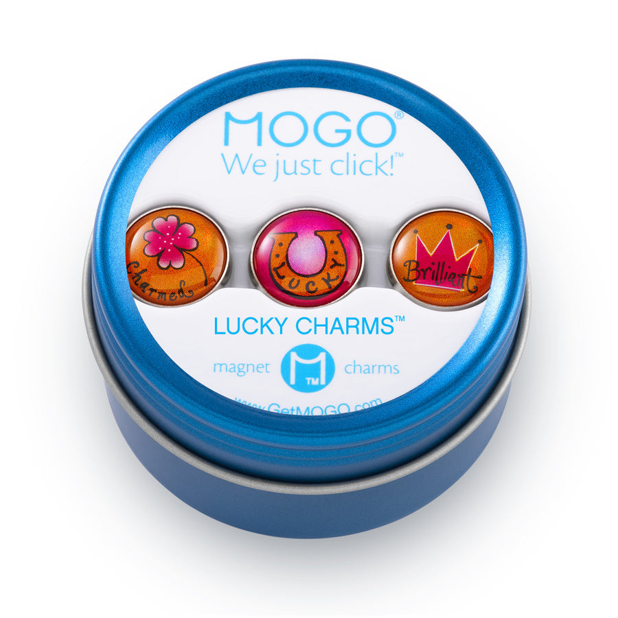  MOGO Tin of 3 Charms, MOGO Charm Collection - Lucky Charms (Tin of 3 Charms), MOGO Charms- Caitlin's Crafty Creations