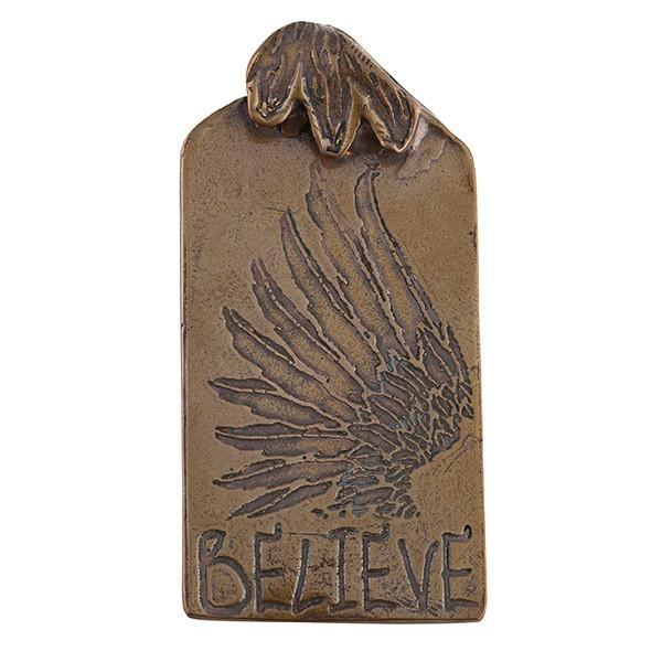 Pendant, Believe Pendant, Custom Made Jewellery- Caitlin's Crafty Creations