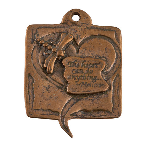 Pendant, Custom Made The Heart can do Anything Pendant, Custom Made Jewellery- Caitlin's Crafty Creations