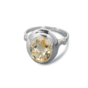  Ring, Custom Made Sterling Silver Heated Citrine Ring, Custom Made Jewellery- Caitlin's Crafty Creations