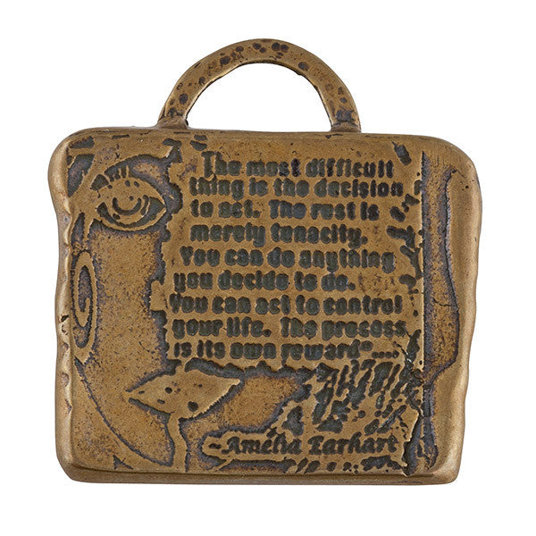 Pendant, Custom Made The Most Difficult Thing Pendant, Custom Made Jewellery- Caitlin's Crafty Creations