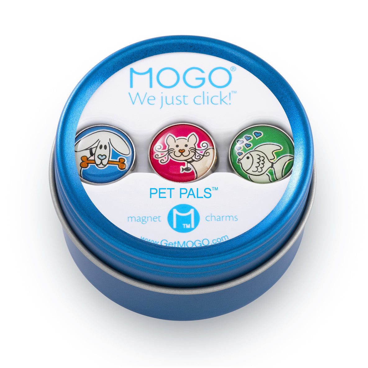 MOGO Tin of 3 Charms, MOGO Charm Collection - Pet Pals (Tin of 3 Charms), MOGO Charms- Caitlin's Crafty Creations