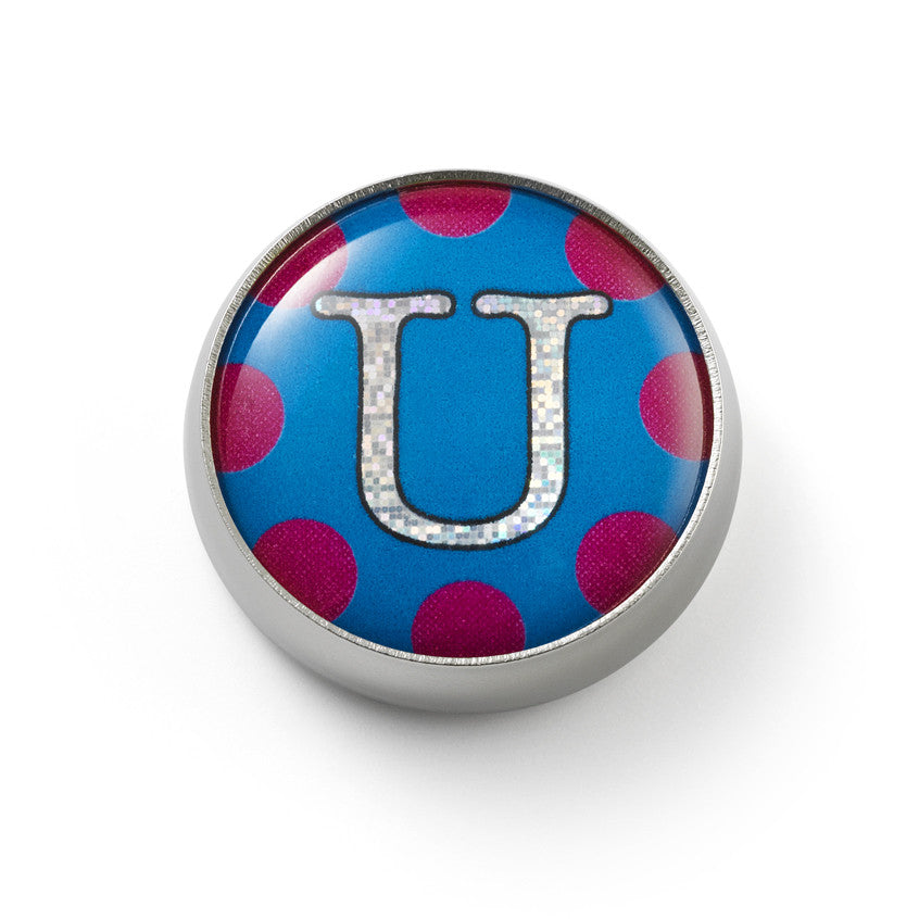  MOGO Charm, MOGO Letter U Charm, MOGO Charms- Caitlin's Crafty Creations