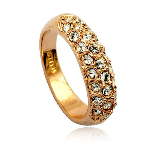 Ring, Custom Made Ring featuring Swarovski Crystal Clear Bling, Custom Made Jewellery- Caitlin's Crafty Creations