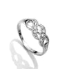  Ring, Custom Made Woven Crystal Ring S, Custom Made Jewellery- Caitlin's Crafty Creations