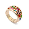  Ring, Geometric Ring featuring Swarovski Crystal, Custom Made Jewellery- Caitlin's Crafty Creations