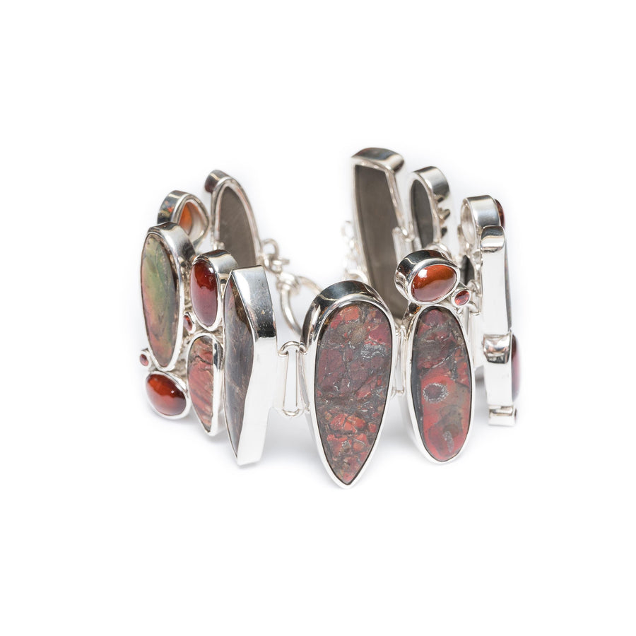  Bracelet, Bordeaux Bracelet, Star Born Creations- Caitlin's Crafty Creations