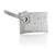 MOGO Izza Soft Silver Wrist Purse