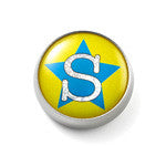  MOGO Charm, MOGO Unisex Letter S Charm, MOGO Charms- Caitlin's Crafty Creations