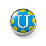 MOGO Charm, MOGO Unisex Letter U Charm, MOGO Charms- Caitlin's Crafty Creations
