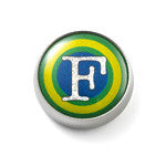  MOGO Charm, MOGO Unisex Letter F Charm, MOGO Charms- Caitlin's Crafty Creations