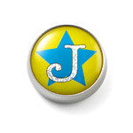  MOGO Charm, MOGO Unisex Letter J Charm, MOGO Charms- Caitlin's Crafty Creations