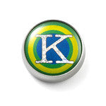  MOGO Charm, MOGO Unisex Letter K Charm, MOGO Charms- Caitlin's Crafty Creations