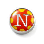 MOGO Charm, MOGO Unisex Letter N Charm, MOGO Charms- Caitlin's Crafty Creations