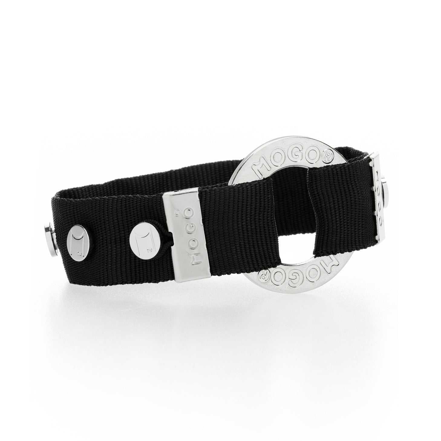 MOGO Charm Bracelet, MOGO Paige Wide Black Charmband Charm Bracelet, MOGO Charms- Caitlin's Crafty Creations