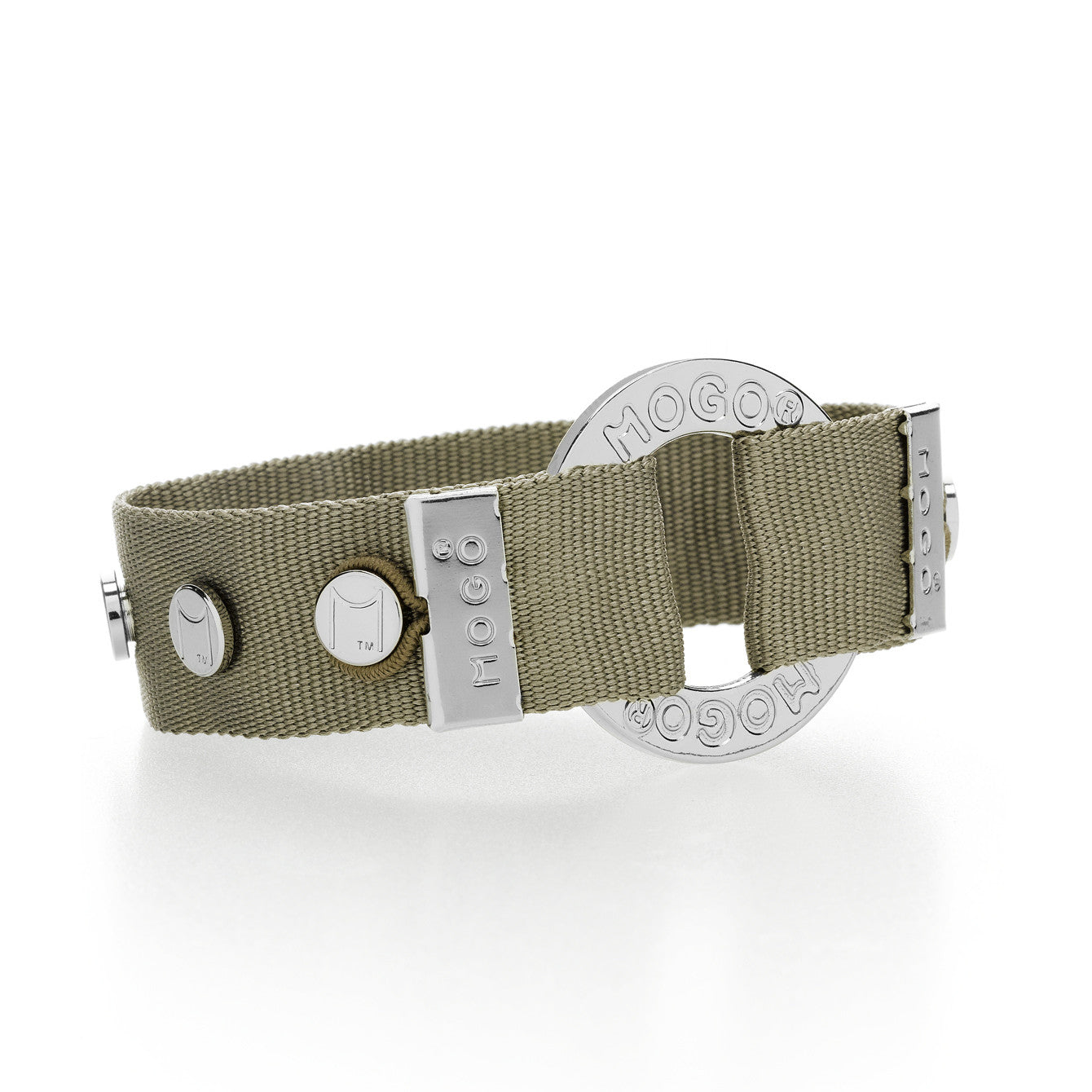 MOGO Paige Wide Taupe Charmband Charm Bracelet