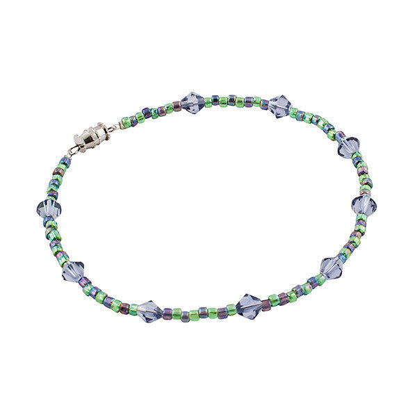 Anklet, Custom Made Jade A Anklet, Custom Made Jewellery- Caitlin's Crafty Creations